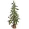 4ft. Unlit Pine Artificial Christmas Tree with Jute Base